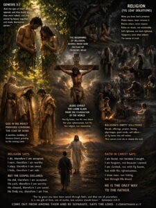 Read more about the article RELIGION; FIG LEAVES SOLUTION – BIBLE STUDY SERMON